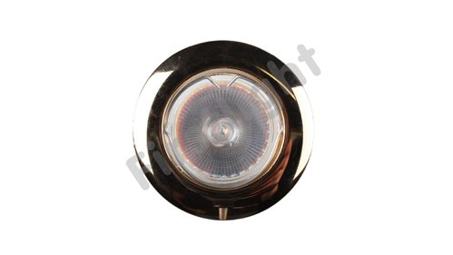 Sluz 53CM halogeen inbouw spot vast voor 50mm lamp chroom mat